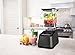 Blendtec Designer 725 Blender - WildSide+ Jar (90 oz) and Twister Jar (37 oz) BUNDLE - Professional-Grade Power - Self-Cleaning - 6 Pre-Programmed Cycles - 100-Speeds - Gunmetal/Black