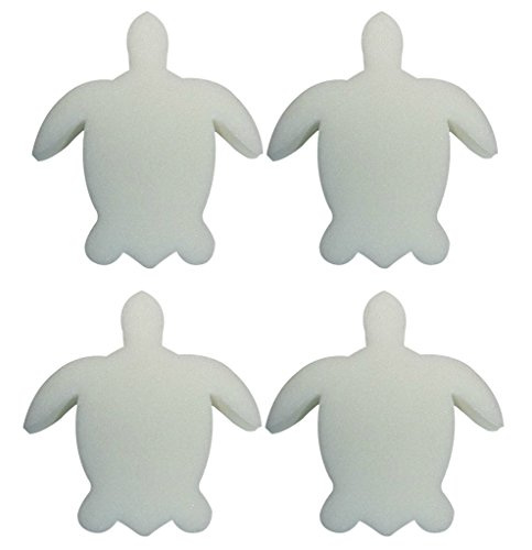 4 PACK - Turtle Oil Absorbing Sponge - for Swimming Pools Hot Tubs & Spas - Absorbs Oil Slime Grime and Scum
