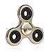 ELONGDI EDC Hand Spinner Aluminum Help Focus Durable Finger Spinner Toy Perfect for Spend Time Relieves Anxiety Fidget ADHD Autism Lessen Boredom, High Speed Up to 5mins (Gold)
