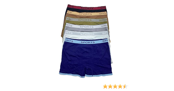 Amazon.com: Iheyi Pack de 6 o 12 piezas de tamaño libre de los hombres  calzoncillos sin costuras Boxer ropa interior panty S/M/L : Ropa, Zapatos y  Joyería