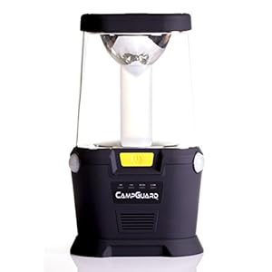 CampGuard LED Lantern with Motion and Motion with Audible Audio Alarm Camping Lantern