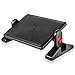 Halter Office Foot Rest Under Desk Work from Home Accessories with 2 Adjustable Height Positions, Black