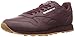 Reebok Men's Cl Lthr Cu Fashion Sneaker, Maroon/White Gum, 12 M US