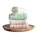TotMart Muslin Cotton Washcloths, Extra Absorbent, Pink, 3 Pack