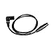 3ft Right Angle XLR Cable - 90° Male to Female, Balanced Microphone/DMX Cable