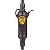 300W/500W Inline External Heater for Aquarium Fish Tank in-Line Canister Filter with LCD Display Overheating Protection Adjustable (B：500W)