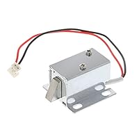 Huilier Electronic Lock Catch Door Gate 12V 0.4A Release Assembly Solenoid Access