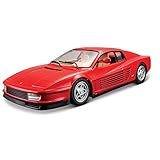 Bburago B18-26014 1:24 Scale Race and Play of The Ferrari Testarossa Sports Car Die-Cast Model