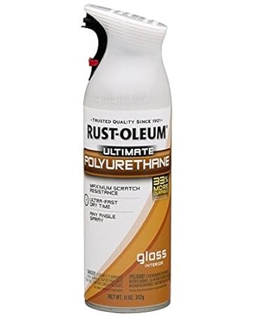 Rust Oleum 260310 Ultimate Polyurethane Wood Varnish Spray Wood