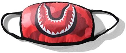 Camping First Aid Kits Bape Black Black Shark Face Mask (black)