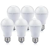 LEDMO LED Light Bulbs, 60 Watt Replacement, 7W, E26 Led Bulbs Daylight White(6000k)-Pack of 6