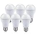 LEDMO LED Light Bulbs, 60 Watt Replacement, 7W, E26 Led Bulbs Daylight White(6000k)-Pack of 6