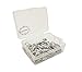 Hyamass 40pcs Antique Silver Ring Feather Coin Bead Charms Pendant Braid Hair Clip Headband Hair Accessories