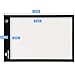 MISERWE A4 Light Table 4.0mm Ultra-Thin USB Powered Portable LED Light Box Artcraft Tracing pad for Sketching Artists Drawing Animation Stencilling X-rayViewing