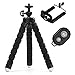 Phone tripod, Tripsky Portable and Adjustable Camera Stand Holder with Remote and Universal Clip for iPhone, Android Phone, Camera, Sports Camera GoPro