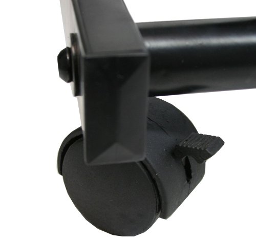 5 Guitar Rolling Cart Stand Pro Audio Stage, Studio or Display Rubber Divider Electric or Acoustic Guitar Holder - Thumbnail 5