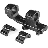 Mizugiwa 1 inch Cantilever Flat Top Weaver Forward Reach Dual Ring Rifle Scope Mount