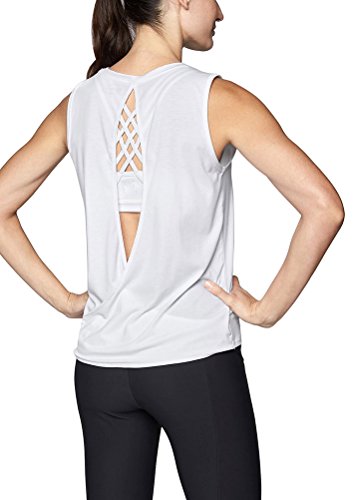 Workout Tops Open Back Shirts Muscle Yoga Tennis Exercise Tanks for Women