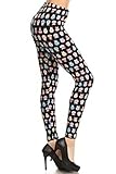 Leggings Depot Ultra Soft Women's Popular Best Printed Fashion Leggings Collection2 (Babushka Animals)