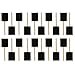 US Art Supply 2 inch Foam Sponge Wood Handle Paint Brush Set (Value Pack of 20) - Lightweight, Durable and Great for Acrylics, Stains, Varnishes, Crafts, Art