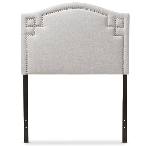 Baxton Studio Aubrey Modern and Contemporary Greyish Beige Fabric Upholstered T…