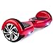 Hoverboard UL 2272 Certified 6.5" with LED Lights Self Balancing Wheel Electric Scooter Free Carrying Bag - Red