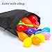 Resinta 48 Pieces Neon Maracas Shakers 6 Color Mini Noisemaker Bulk Bright Colorful Noise Maker with Drawstring Bag for Classroom Musical Instrument and Mexican Fiesta Party Favors, 4 Inch