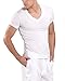 Kalvon-Fu Men's Modal Deep V Neck Short Sleeve T-Shirt