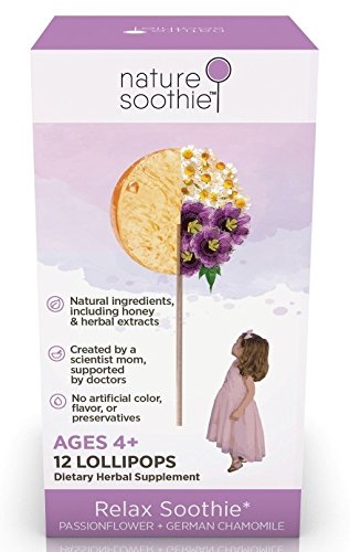nature soothie Relax All-Natural Lollipop, Passion Flower and Chamomile, 12 Count nature soothie Relax All-Natural Lollipop, Passion Flower and Chamomile, 12 Count