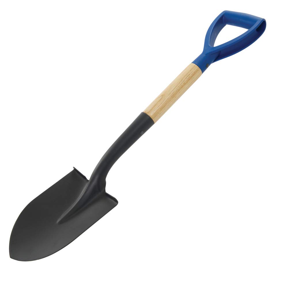 Silverline Wooden Round Head Micro Shovel 700mm (675182)