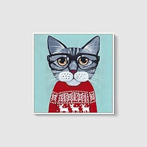 Framed for Living Room Bedroom Cute Animal Theme for