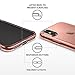 Ringke Air Designed for iPhone X Case, Lightweight Transparent Flexible TPU Cover for iPhone X Case, iPhone 10 (Not Compatible with iPhone Xs) - Rose Gold