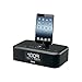 iHome iDL95 Dual Charging Stereo FM Clock Radio with Lightning Dock and USB Charge / Play for iPad, iPhone, iPod OPEN BOX