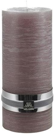 Lene Bjerre Dusty Aubergine Pillar Candle - Extra Large