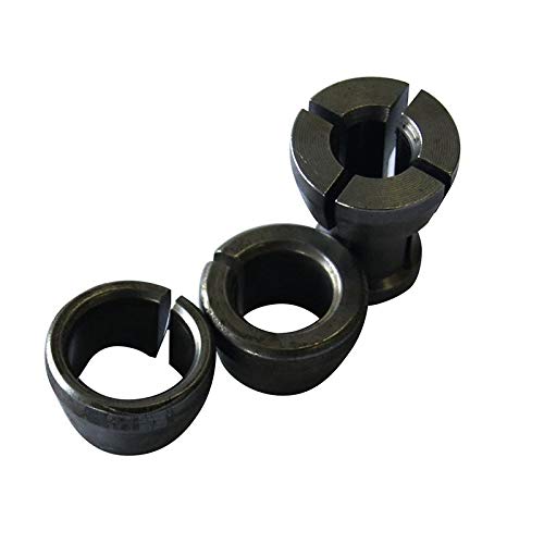 KATSU Router Trimmer Metric Collet Chuck 6MM & 8MM &10MM 3 Pieces Set Compatible with Makita RT0700X Trimmer Repalcement Spare Parts SP10175014