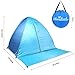MonoBeach Baby Beach Tent Automatic Pop Up Shade Cabana Portable UV Sun Shelter, Blue