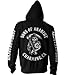 Sons of Anarchy SOA Full CA Backprint Zip Hood (Black), X-Large