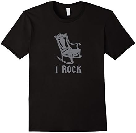 Men's I Rock Rocking Chair Funny T-shirt XL Black