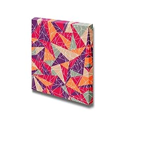 Abstract Geometric Colorful Mosaic Pattern Wall Decor