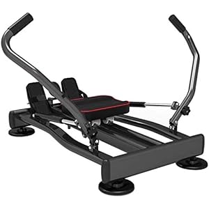 SYLOZ Rowing Machines for Home Use, Hydraulic Rower Trainer Indoor Rower Bench Abdominal Fitness Equipment, 4 Levels of Resistance Adjustment, Lcd Display, Maximum Load 120kg