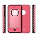 iPhone 5c Case, iThrough Underwater, Dust Proof, Snow Proof, Shockproof Case with Touched Screen Protector, Heavy Duty Protective Carrying Cover Case With a 3.5mm AUX Cable for iPhone 5c (Pink)