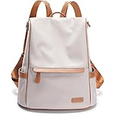 GELANNI Womens Backpack Purse Anti-theft Fashion Waterproof Lightweight Small Backpack for Women Ladies Travel Nylon 2616-Grey