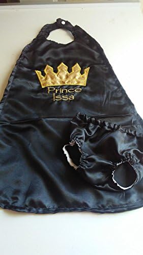2pc Baby boy Toddler birthday Smash cake photo prop royalty black and gold crown cape and diaper cover