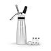 Whipped Cream Dispenser By Pura Vida – Durable, All Aluminum Body & Head – 3 Stainless Steel Decorating Tips & A Brush – Half Quartz Size – Dishwasher Safe – Gift Box Packaging – Easy Instructions