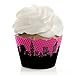 BAM! Girl Superhero - Baby Shower or Birthday Party Cupcake Wrappers - Set of 12