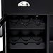 Coaster Home Furnishings 2-Door Bar Unit with 1 Drawer Black and Clear