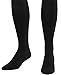 ABSOLUTE SUPPORT Compression Socks for Men 20-30mmHg, Made in USA Opaque Graduated Support Knee High for Embolism, Swelling, Varicose Veins Circulation - Black, Large, A104BL3