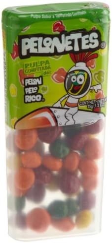 Pelonetes Coated Candies, Tamarind Flavored, 1.2-Ounce Containers (Pack of 36)