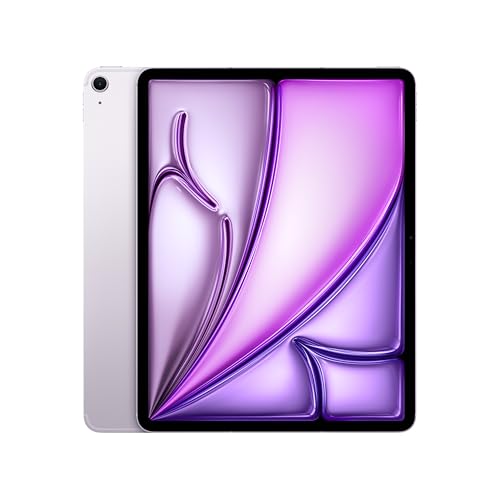 Apple iPad Air 13" mit M3 Chip: Apple Intelligence, Liquid Retina Display, 256 GB, 12 MP Frontkamera/Rückkamera, WLAN 6E + 5G Mobilfunk, Touch ID, Bat