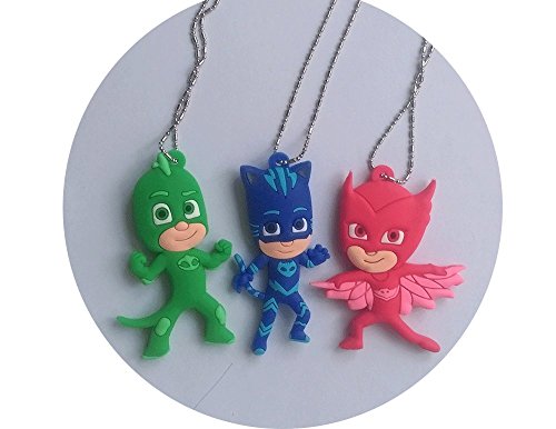 HeyFun 3pcs Inspired Figures Toys Pendants Necklaces Charms
